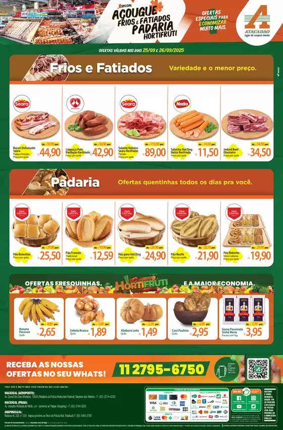 Atacadão - Açougue, Padaria, Frios e Hortifrúti