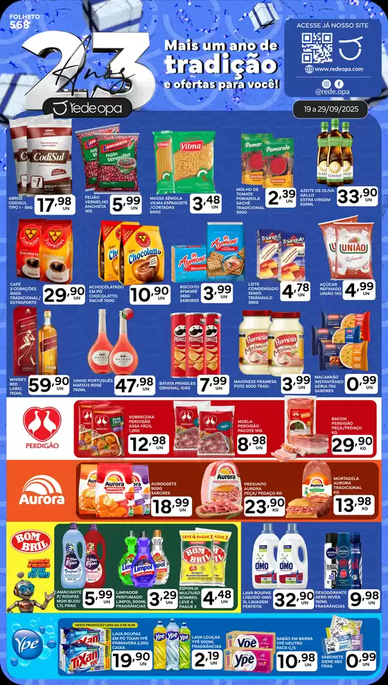 Promoções especiais em andamento