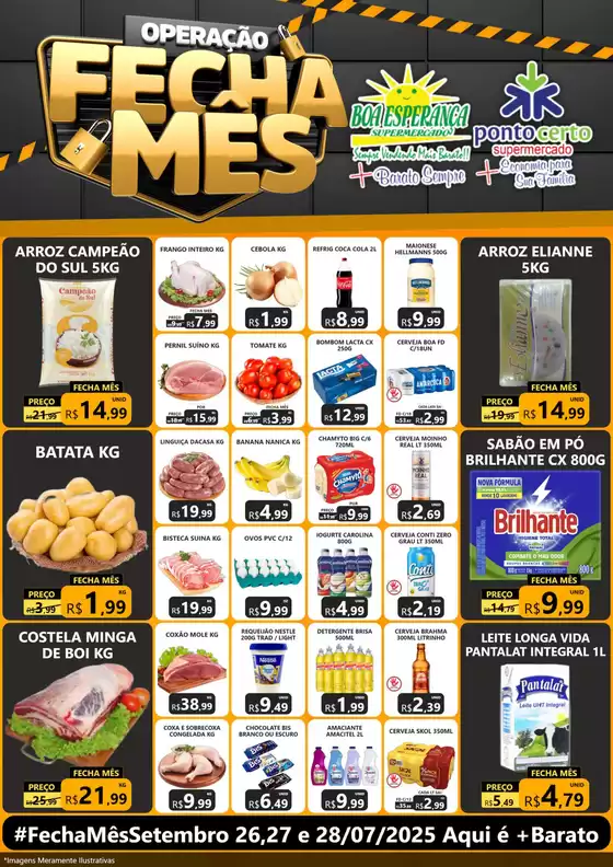 Operação Fecha Mês