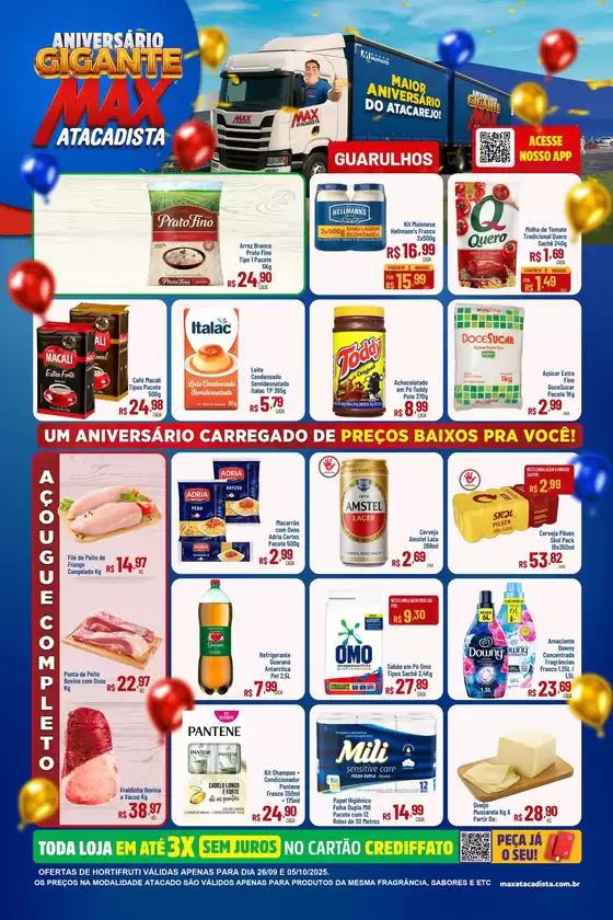 Ofertas e promoções atuais