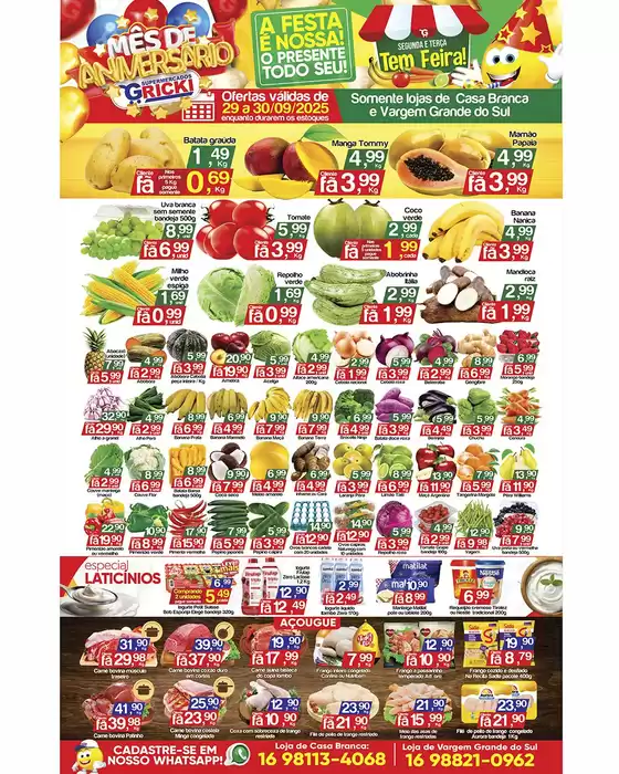 Catálogo Supermercados Gricki em Itabira | Nossas melhores ofertas para você | 2025-09-29T00:00:00.000Z - 2025-09-30T00:00:00.000Z
