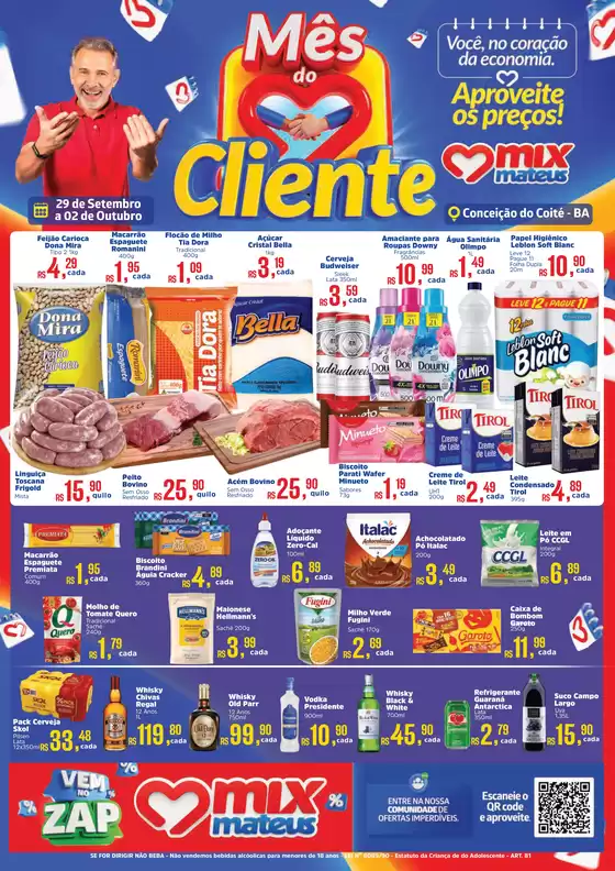 Catálogo Supermercados Mateus em Itabira | Ofertas exclusivas e pechinchas | 2025-09-29T00:00:00.000Z - 2025-09-29T00:00:00.000Z
