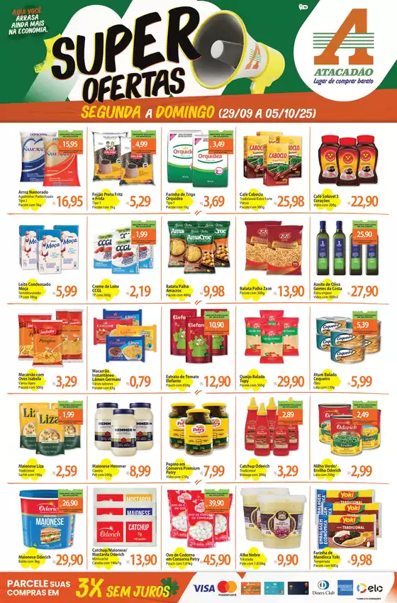 Ofertas e promoções atuais