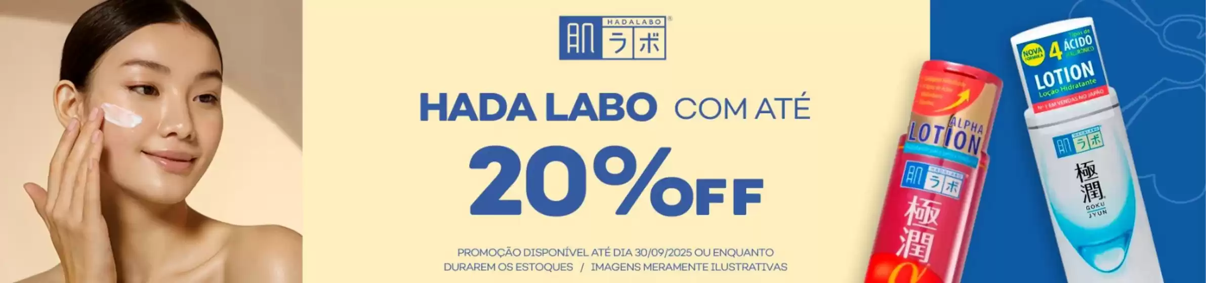 Hada Labo com ate 20% off !