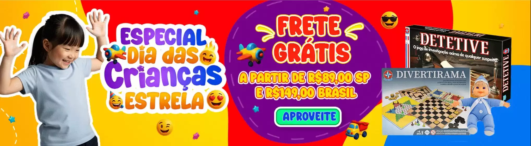 Esquenta dia das Criancas Estrela!