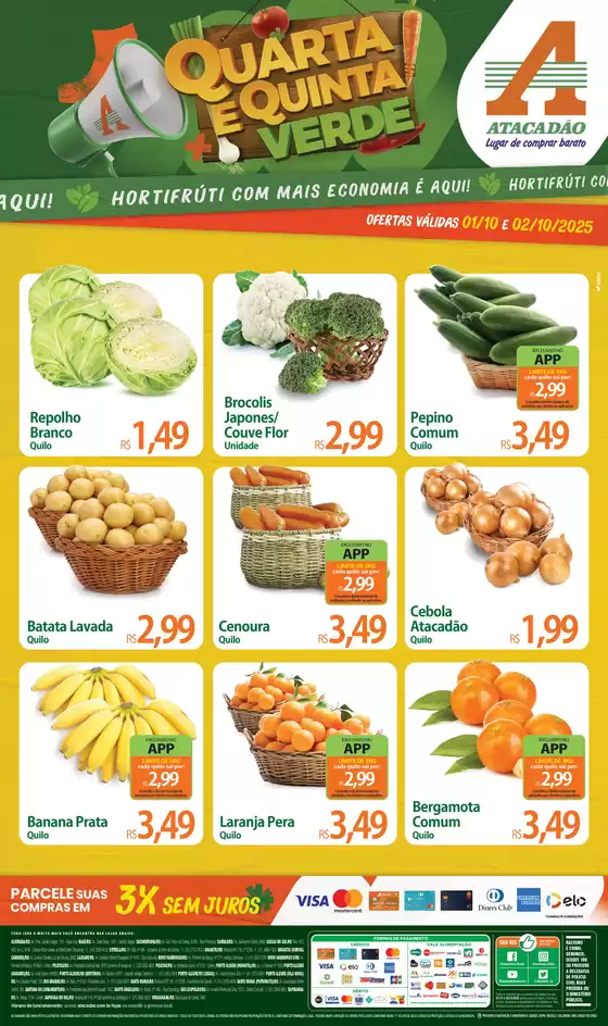 Catálogo Atacadão em Santa Maria | Melhores ofertas para todos os caçadores de pechinchas | 2025-10-01T00:00:00.000Z - 2025-10-02T00:00:00.000Z