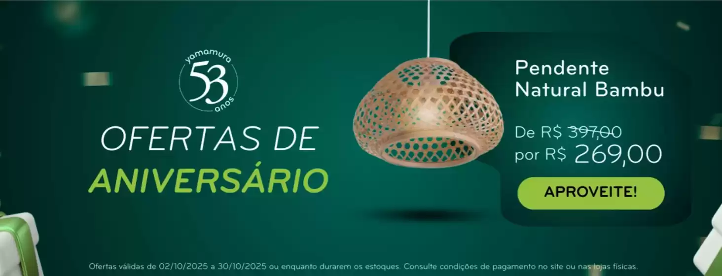Ofertas Lustres Yamamura