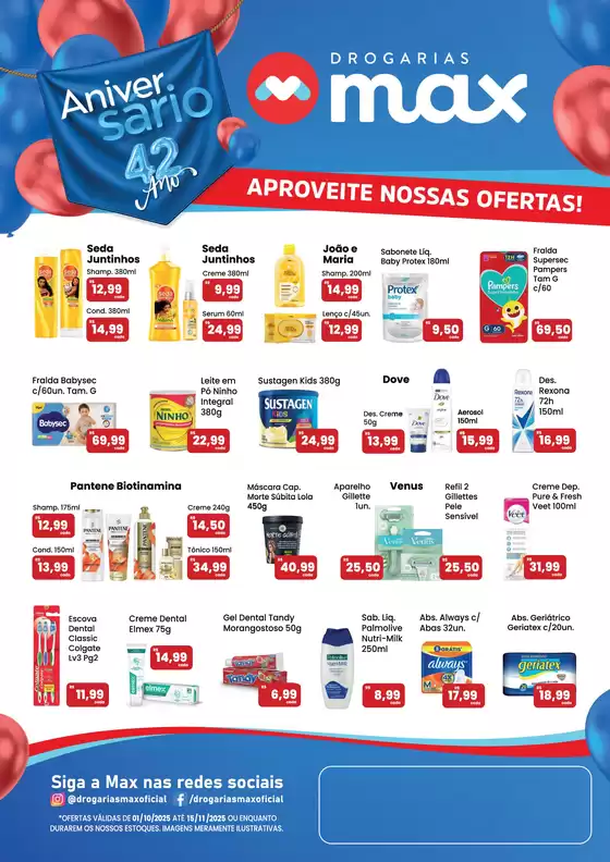 Catálogo Drogarias Max em São Francisco de Paula | Jornal de ofertas Drogarias Max | 2025-10-02T00:00:00.000Z - 2025-10-15T00:00:00.000Z