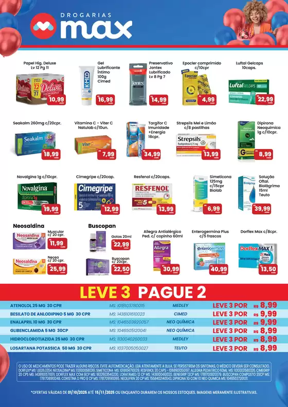 Jornal de ofertas Drogarias Max