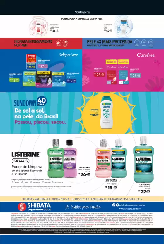 Ofertas e promoções atuais