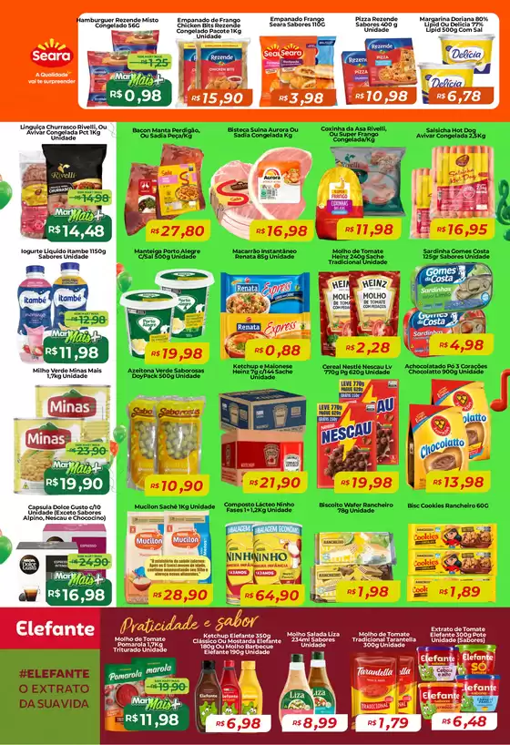 Grandes descontos em produtos selecionados
