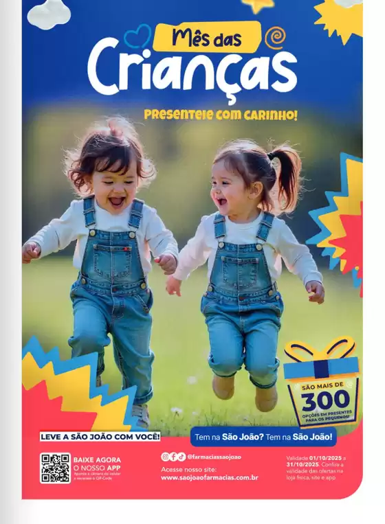Catálogo Farmácias São João em São Francisco de Paula | Ofertas para caçadores de pechinchas | 2025-10-02T00:00:00.000Z - 2025-10-31T00:00:00.000Z