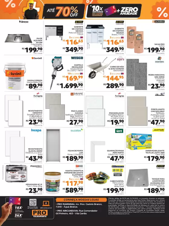 Ofertas exclusivas para nossos clientes