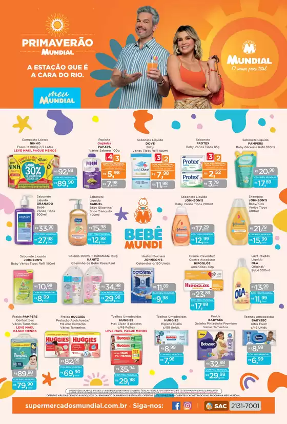 Catálogo Supermercados Mundial em Varginha | Ofertas Supermercados Mundial | 2025-10-02T00:00:00.000Z - 2025-10-16T00:00:00.000Z