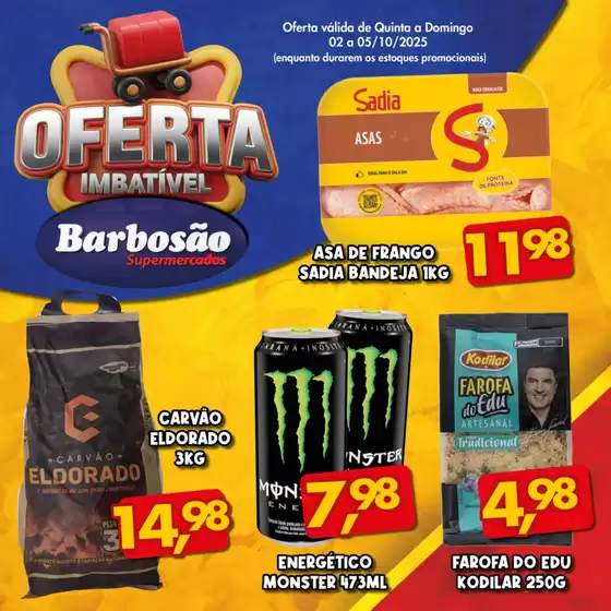 Catálogo Barbosão Extra Supermercados em Varginha | Ofertas Barbosão Extra Supermercados | 2025-10-02T00:00:00.000Z - 2025-10-05T00:00:00.000Z