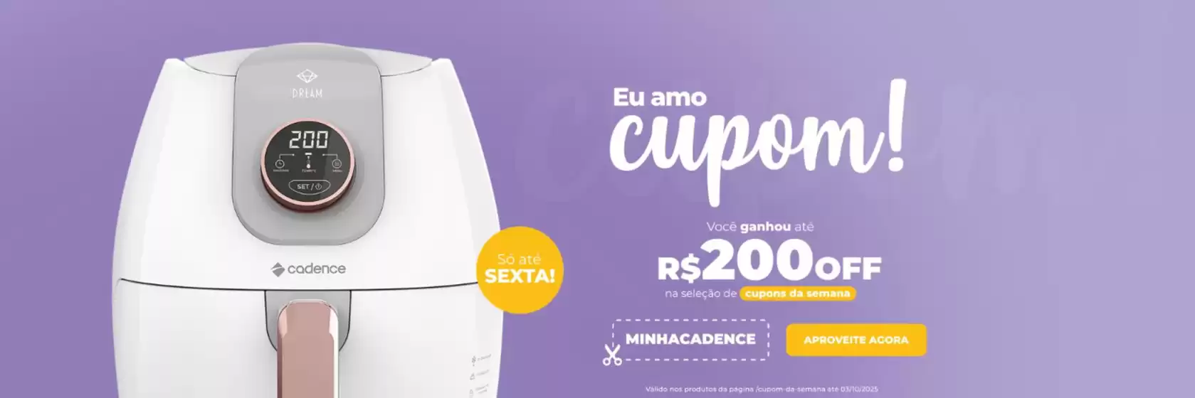 Catálogo Cadence em Mangaratiba | Eu amo cupom  | 2025-10-03T00:00:00.000Z - 2025-10-05T00:00:00.000Z