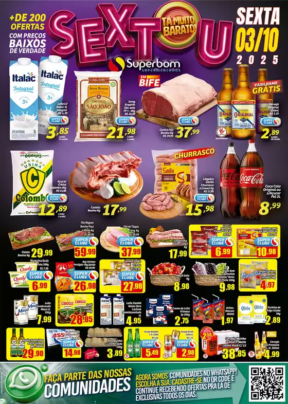 Catálogo Superbom Supermercados em Mangaratiba | Superbom Supermercados Oferta da semana | 2025-10-03T00:00:00.000Z - 2025-10-03T00:00:00.000Z