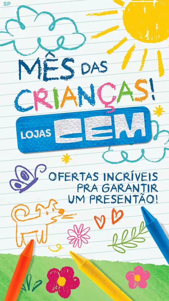 Folheto atual Lojas Cem - SP