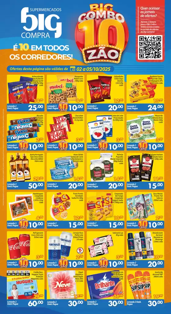 Catálogo Supermercados Big Compra em Nova Trento | Nossas melhores pechinchas | 2025-10-03T00:00:00.000Z - 2025-10-05T00:00:00.000Z