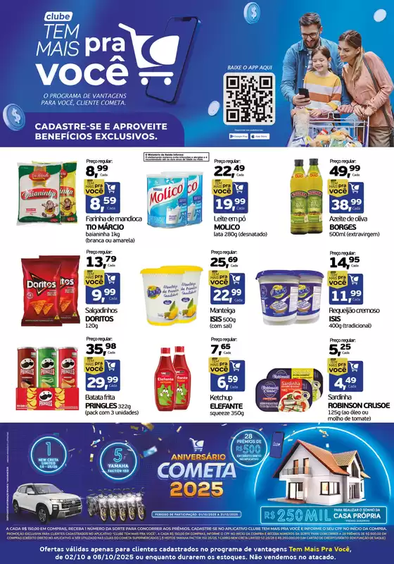 Catálogo Cometa Supermercados em Lagoa da Prata | Tem Mais Pra Você | 2025-10-06T00:00:00.000Z - 2025-10-08T00:00:00.000Z