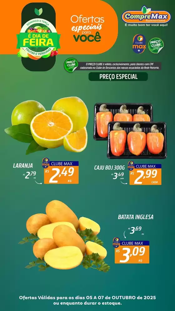 Catálogo CompreMax em Lagoa da Prata | E Dia De Feira | 2025-10-06T00:00:00.000Z - 2025-10-07T00:00:00.000Z