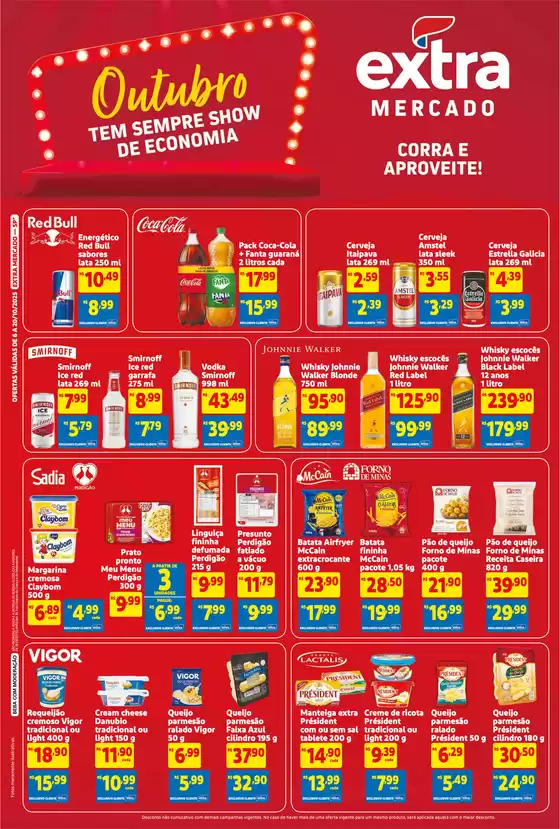 Catálogo Mercado Extra em Monte Carmelo | Ofertas e promoções atuais | 2025-10-06T00:00:00.000Z - 2025-10-20T00:00:00.000Z