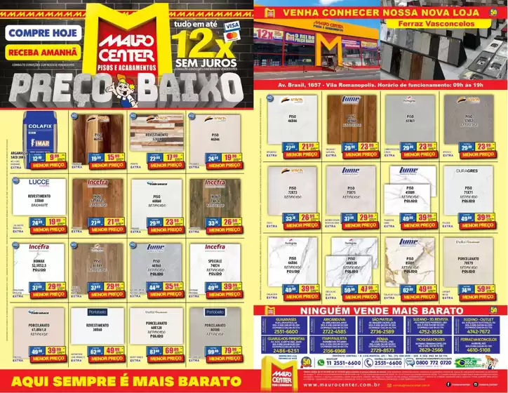 Promoções especiais em andamento