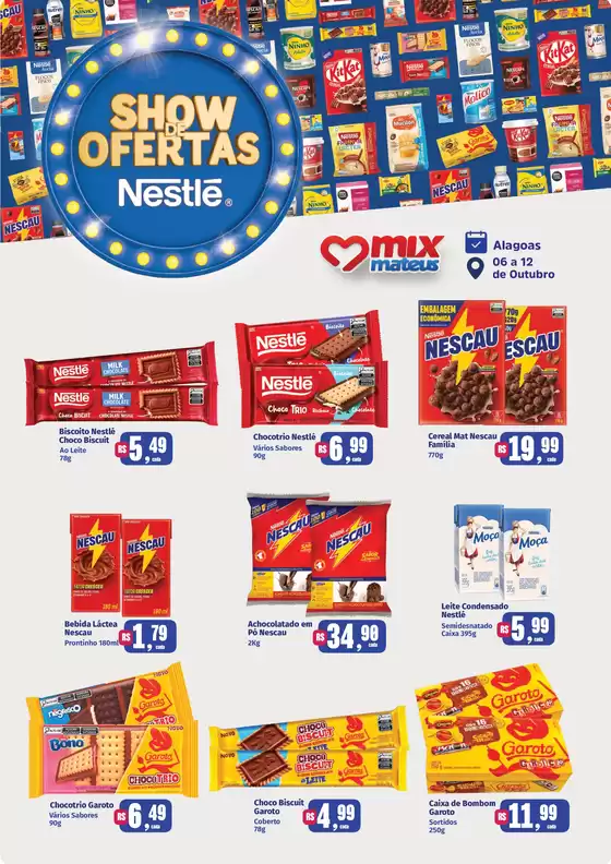 Catálogo Supermercados Mateus em Monte Carmelo | Festival Nestle | 2025-10-06T00:00:00.000Z - 2025-10-12T00:00:00.000Z