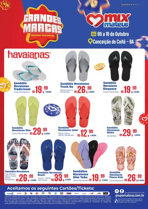 Catálogo Supermercados Mateus em Monte Carmelo | Grandes Marcas | 2025-10-06T00:00:00.000Z - 2025-10-10T00:00:00.000Z