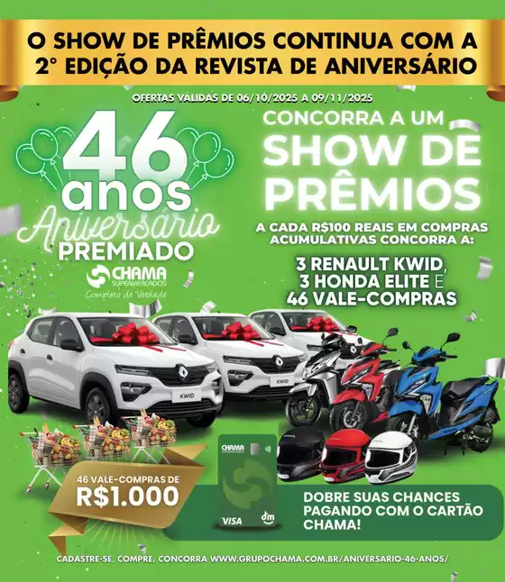 Revista de Aniversário 46 Anos – Chama Supermercados