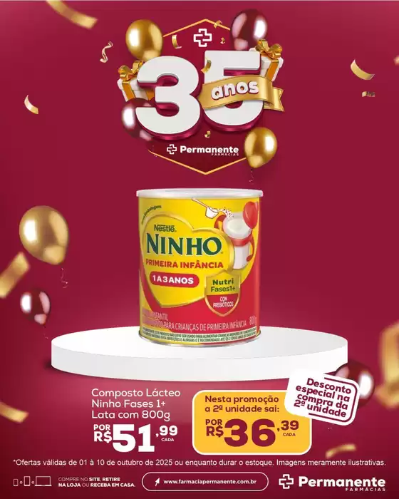 Catálogo Farmácia Permanente em Além Paraíba | Ofertas especiais atraentes para todos | 2025-10-06T00:00:00.000Z - 2025-10-10T00:00:00.000Z