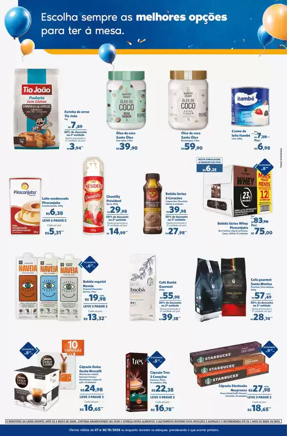 Descontos e promoções