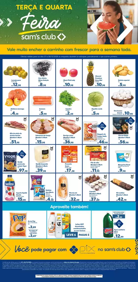 Catálogo Sam's Club em Salgado | Ótima oferta para caçadores de pechinchas | 2025-10-07T00:00:00.000Z - 2025-10-08T00:00:00.000Z