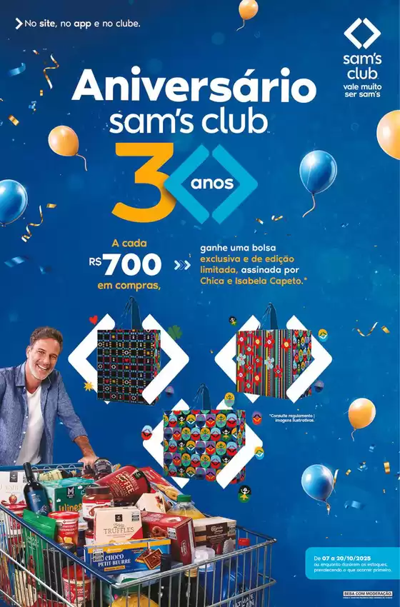 Catálogo Sam's Club em Salgado | Melhores ofertas e descontos | 2025-10-07T00:00:00.000Z - 2025-10-20T00:00:00.000Z