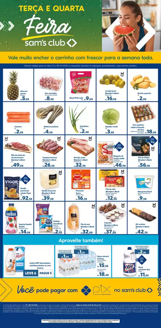 Catálogo Sam's Club em Salgado | Pechinchas e ofertas atuais | 2025-10-07T00:00:00.000Z - 2025-10-08T00:00:00.000Z