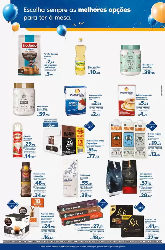 Ofertas exclusivas para nossos clientes