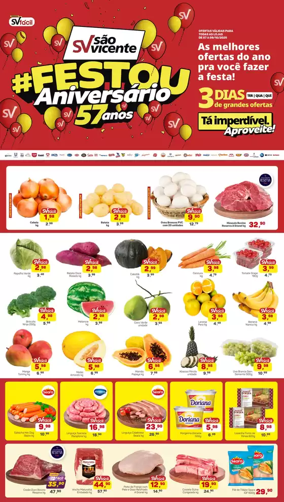Catálogo Supermercados São Vicente em Boquim | Grandes descontos em produtos selecionados | 2025-10-07T00:00:00.000Z - 2025-10-09T00:00:00.000Z