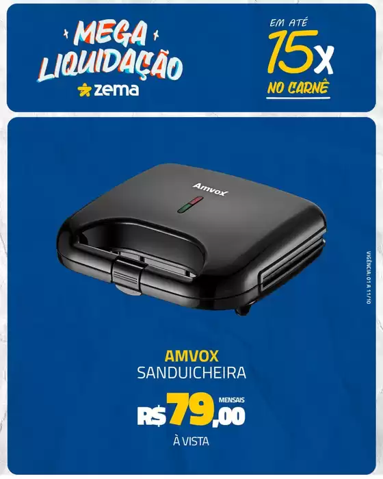 Catálogo Zema em São Francisco de Itabapoana | Grandes descontos em produtos selecionados | 2025-10-07T00:00:00.000Z - 2025-10-11T00:00:00.000Z