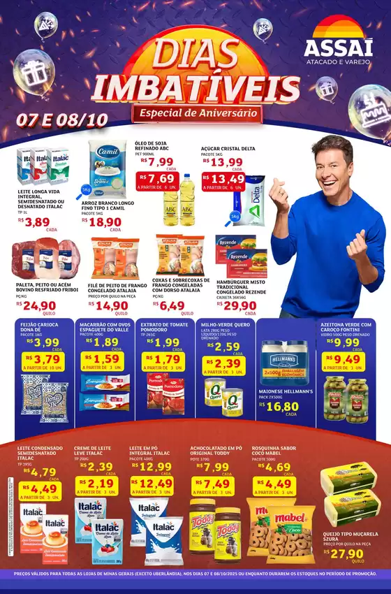 Catálogo Assaí Atacadista em Janaúba | Descubra ofertas atraentes | 2025-10-07T00:00:00.000Z - 2025-10-08T00:00:00.000Z