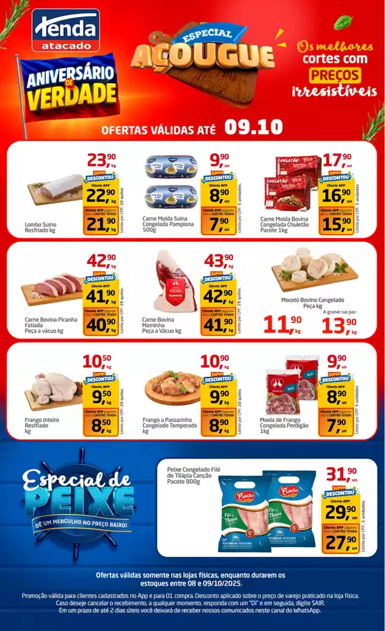 Catálogo Tenda Atacado em Matão | Especial Açougue | 2025-10-08T00:00:00.000Z - 2025-10-09T00:00:00.000Z