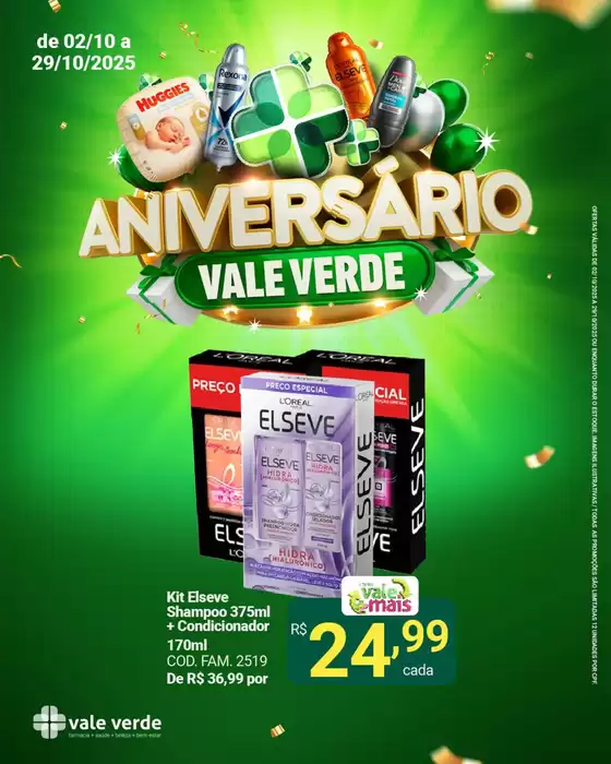 Catálogo Farmácias Vale Verde em Marechal Floriano | Melhores ofertas e descontos | 2025-10-08T00:00:00.000Z - 2025-10-29T00:00:00.000Z