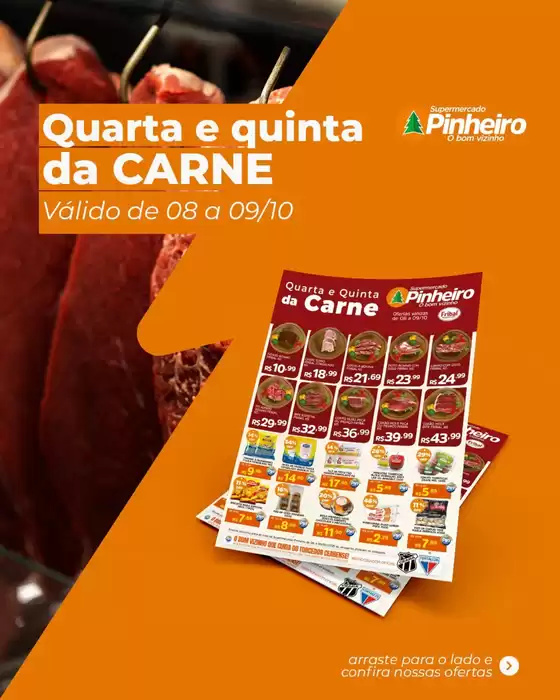 Catálogo Pinheiro Supermercado em Marechal Floriano | Nossas melhores ofertas para você | 2025-10-08T00:00:00.000Z - 2025-10-09T00:00:00.000Z
