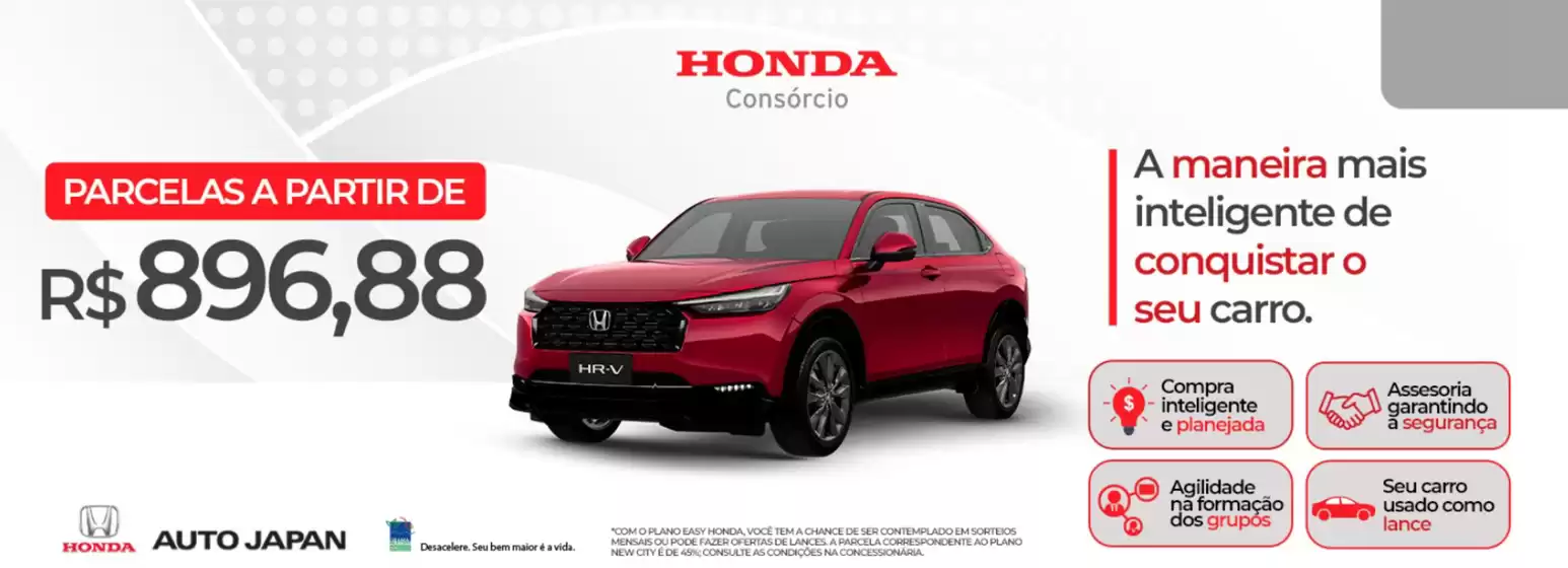Catálogo Auto Japan em Osasco | Honda Consórcio | 2025-10-09T00:00:00.000Z - 2025-11-09T00:00:00.000Z