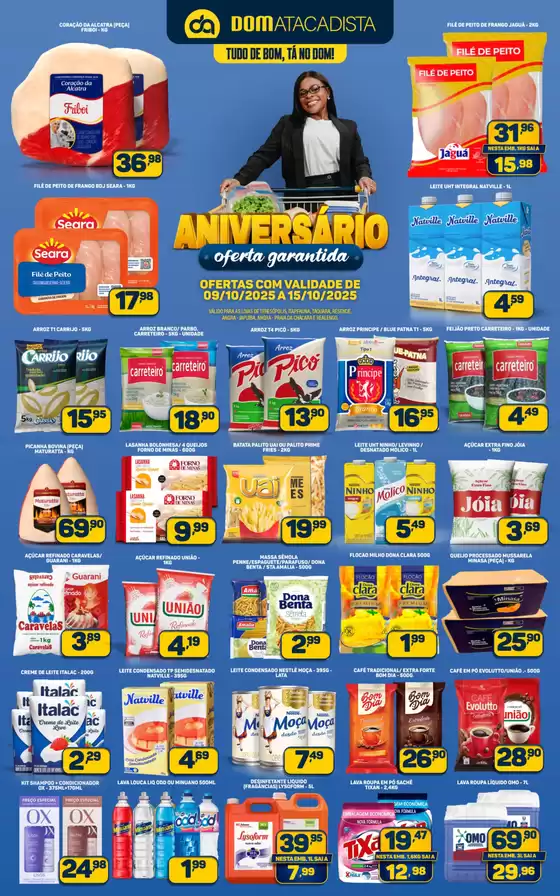 Catálogo Dom Atacadista em Andradina | Aniversàrio Ofertas Garantida | 2025-10-09T00:00:00.000Z - 2025-10-15T00:00:00.000Z