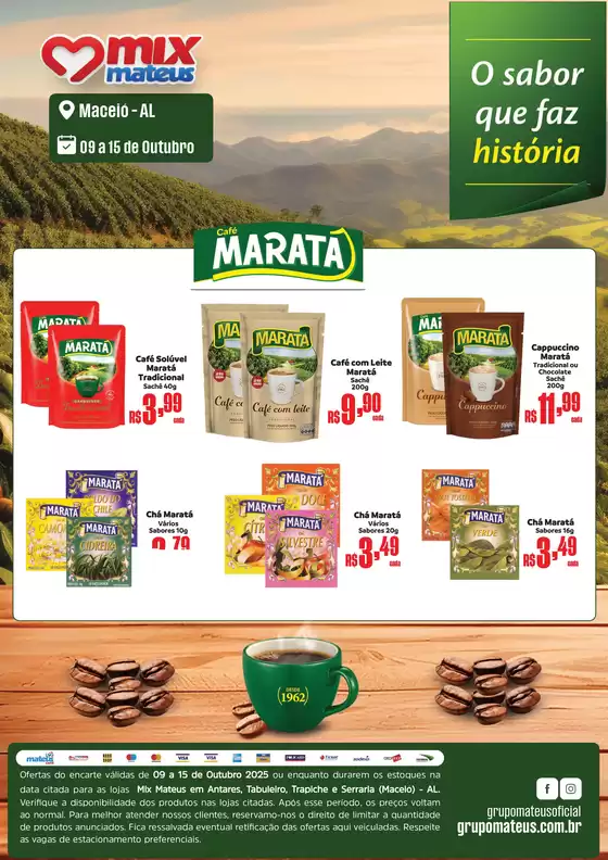 Catálogo Supermercados Mateus em Andradina | Festival Maratá | 2025-10-09T00:00:00.000Z - 2025-10-15T00:00:00.000Z