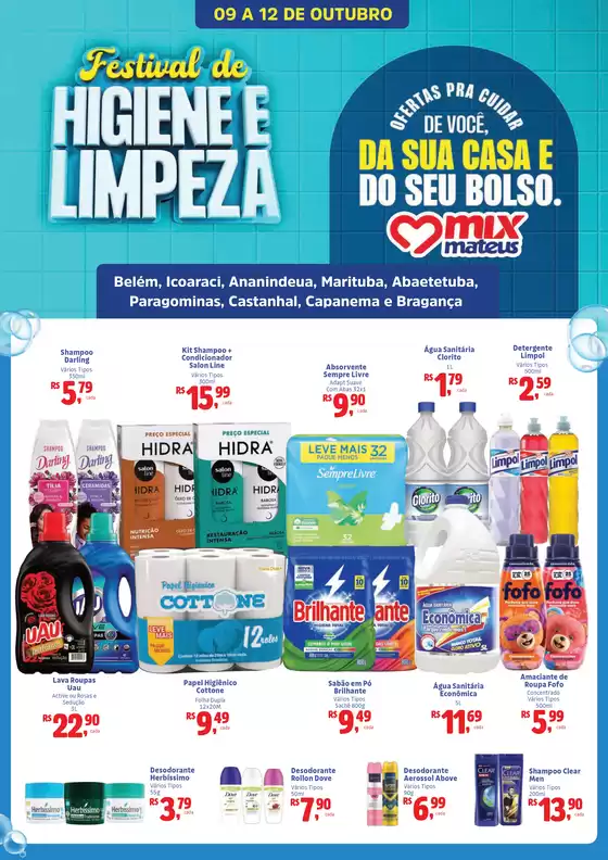Catálogo Supermercados Mateus em Andradina | Festival Higiene e Limpeza | 2025-10-09T00:00:00.000Z - 2025-10-12T00:00:00.000Z