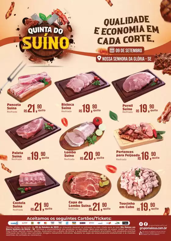 Catálogo Supermercados Mateus em Andradina | Quinta do Suíno | 2025-10-09T00:00:00.000Z - 2025-10-09T00:00:00.000Z