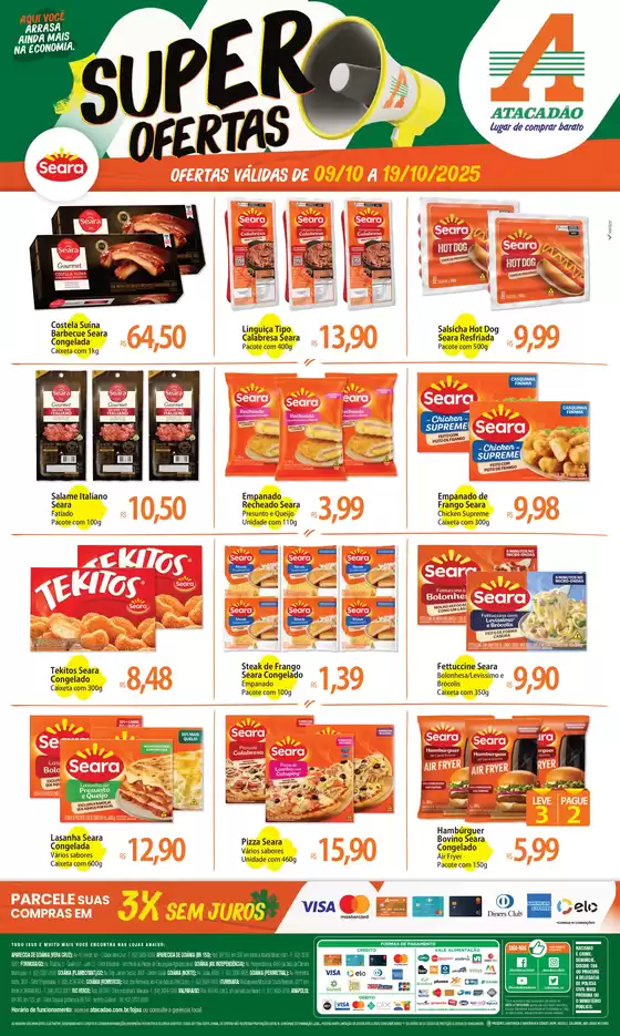 Ofertas e promoções atuais