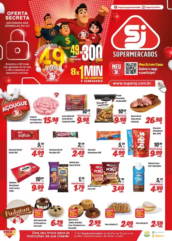 Catálogo Sj Supermercados em Silva Jardim | Aniversàrio Sj  | 2025-10-09T00:00:00.000Z - 2025-10-15T00:00:00.000Z