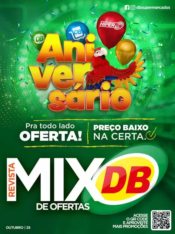 Catálogo DB Supermercados em Almirante Tamandaré | Aniversàrio Mix DB | 2025-10-10T00:00:00.000Z - 2025-10-31T00:00:00.000Z